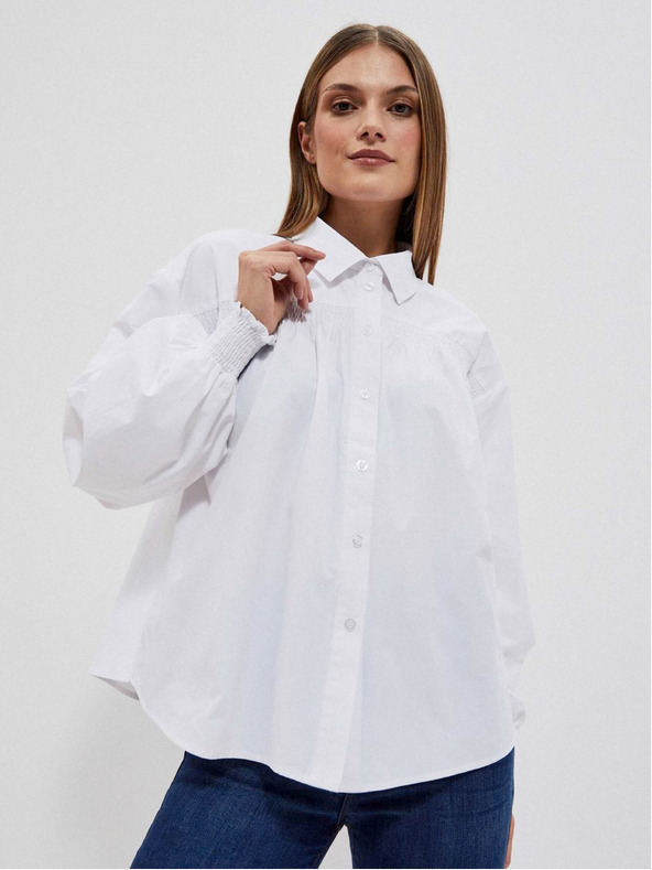 Moodo Camicia bianca da donna Moodo