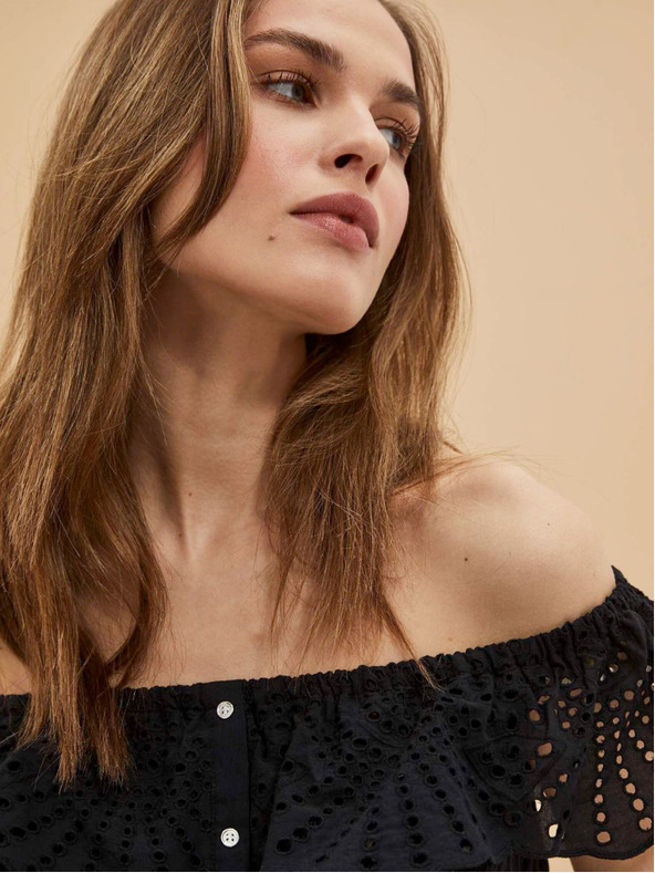 Moodo Top nero da donna Moodo