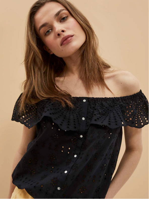 Moodo Top nero da donna Moodo