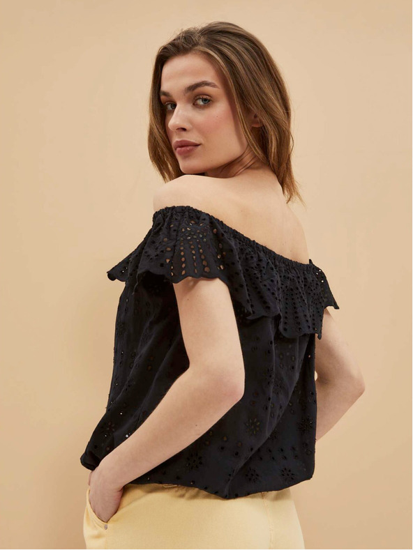 Moodo Top nero da donna Moodo