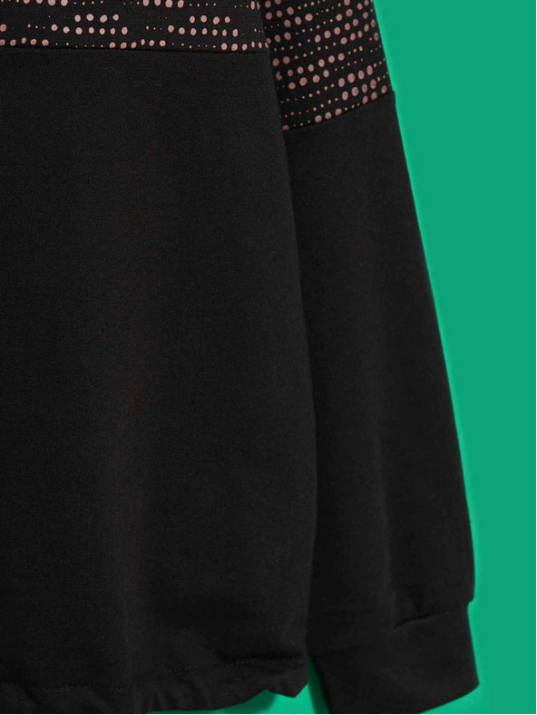 Moodo Felpa nera da donna Moodo