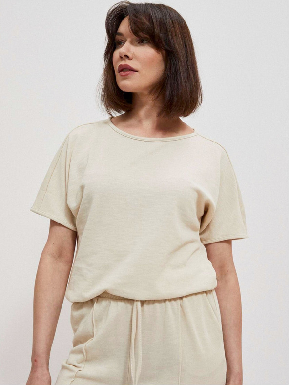 Moodo Felpa donna beige Moodo