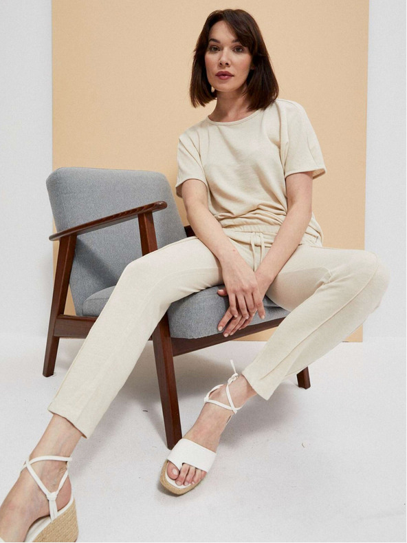 Moodo Felpa donna beige Moodo