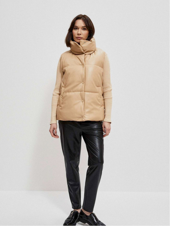 Moodo Gilet trapuntato da donna beige Moodo