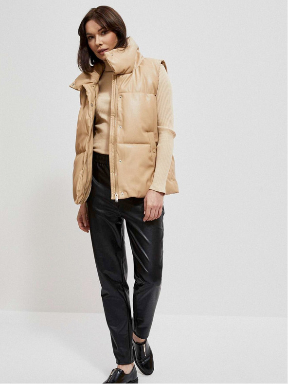 Moodo Gilet trapuntato da donna beige Moodo