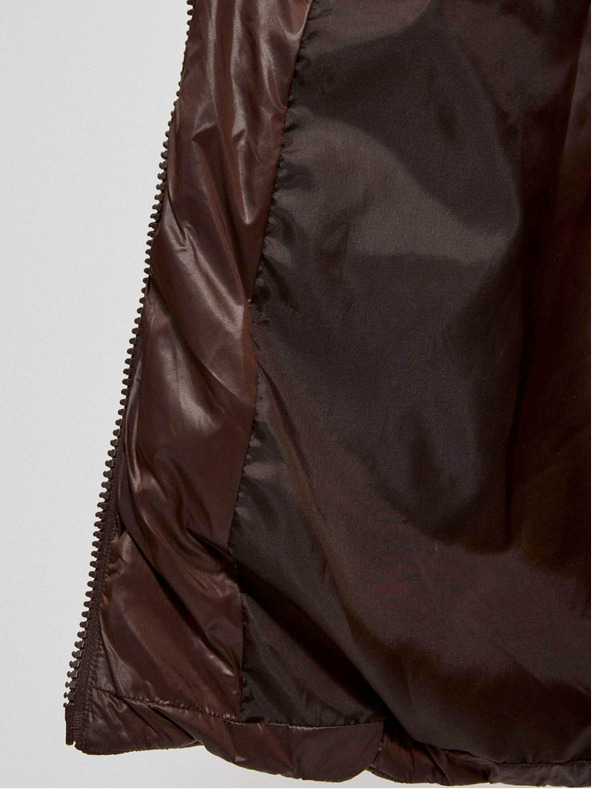 Moodo Giacca trapuntata marrone da donna Moodo