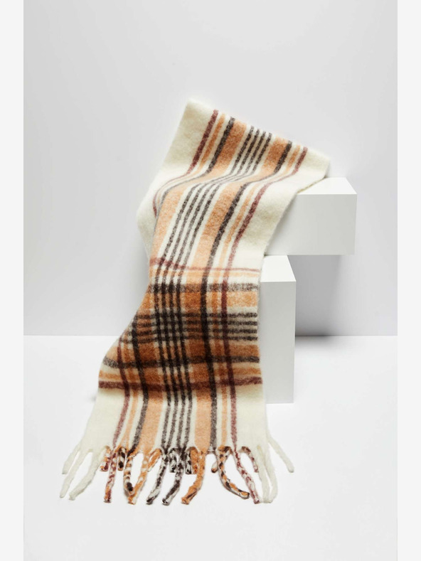 Moodo Sciarpa da donna beige crema Moodo