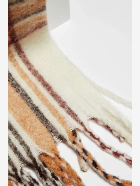 Moodo Sciarpa da donna beige crema Moodo