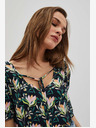 Moodo Camicetta floreale blu scuro Moodo