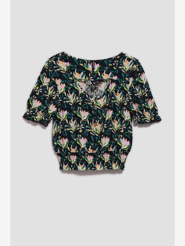 Moodo Camicetta floreale blu scuro Moodo