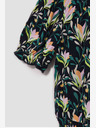 Moodo Camicetta floreale blu scuro Moodo
