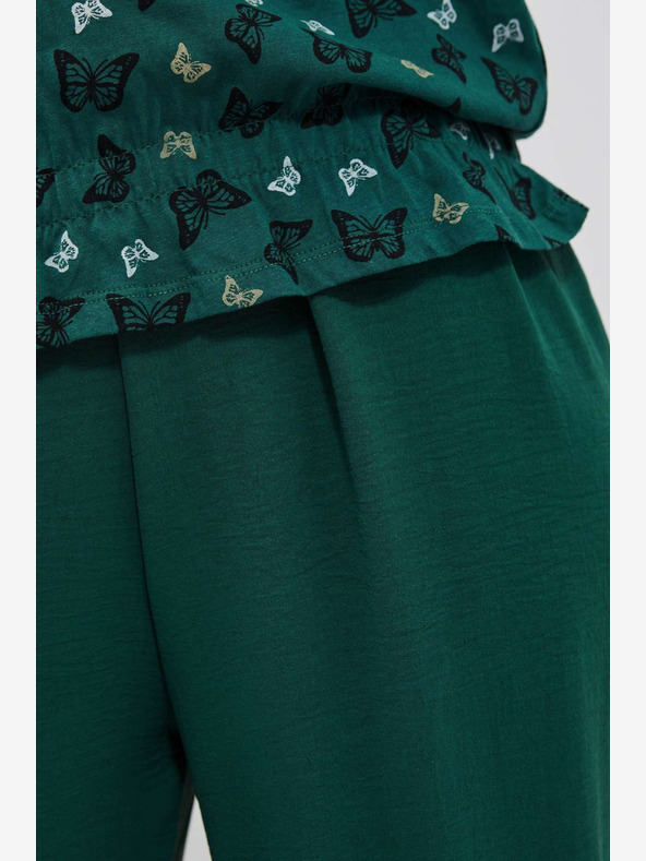 Moodo Camicetta verde a fantasia Moodo