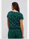 Moodo Camicetta verde a fantasia Moodo
