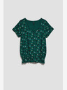 Moodo Camicetta verde a fantasia Moodo