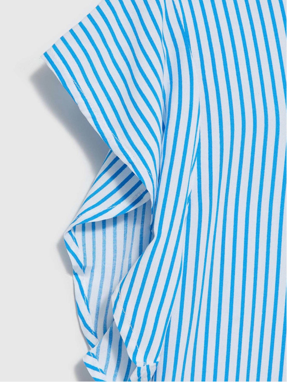 Moodo Camicetta a righe bianche e blu Moodo