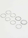 Moodo Set di anelli sottili in argento Moodo