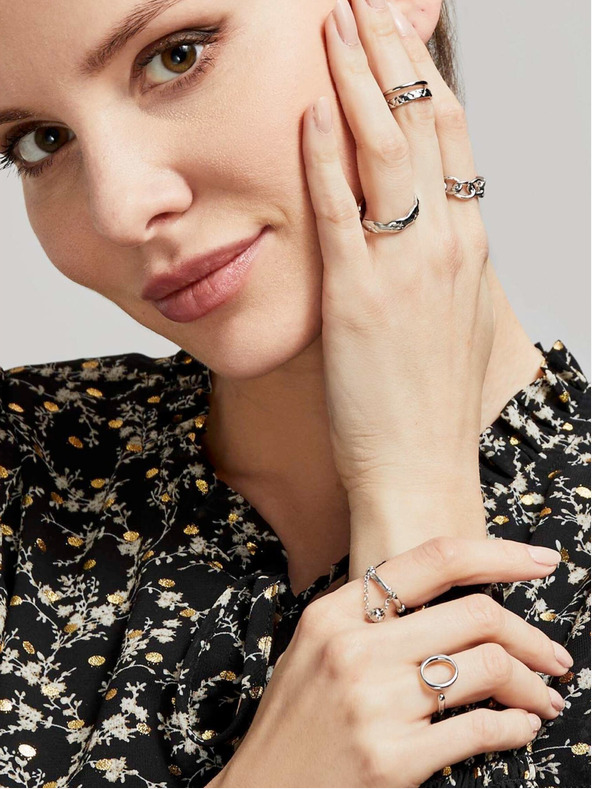 Moodo Set di anelli in argento Moodo