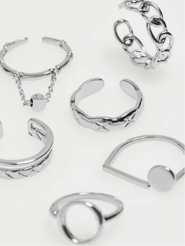 Moodo Set di anelli in argento Moodo