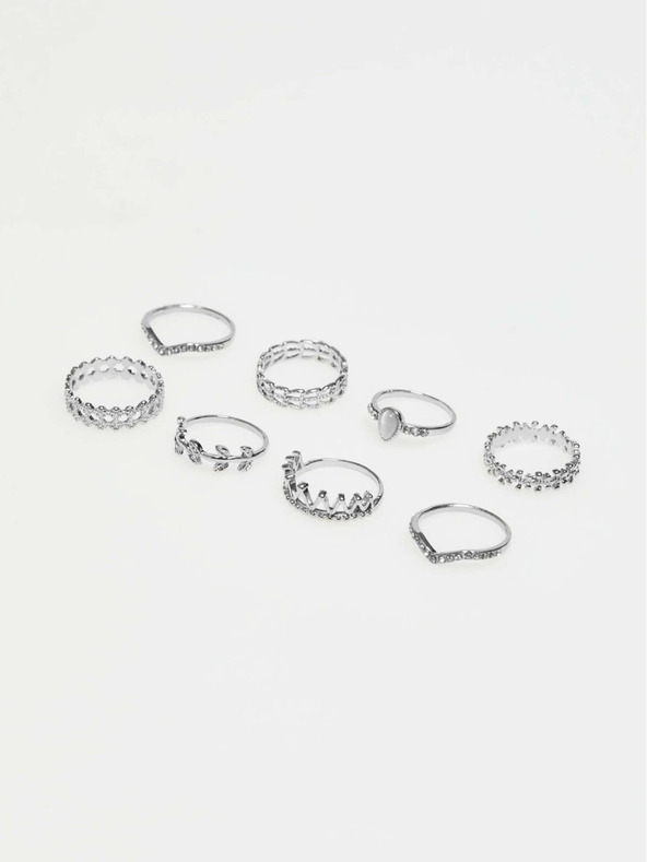 Moodo Set di anelli in argento Moodo