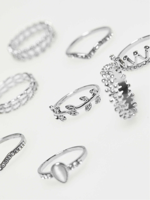 Moodo Set di anelli in argento Moodo