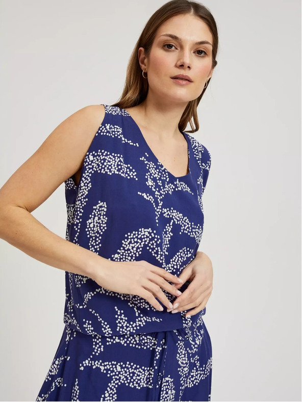 Moodo Top blu a fantasia Moodo