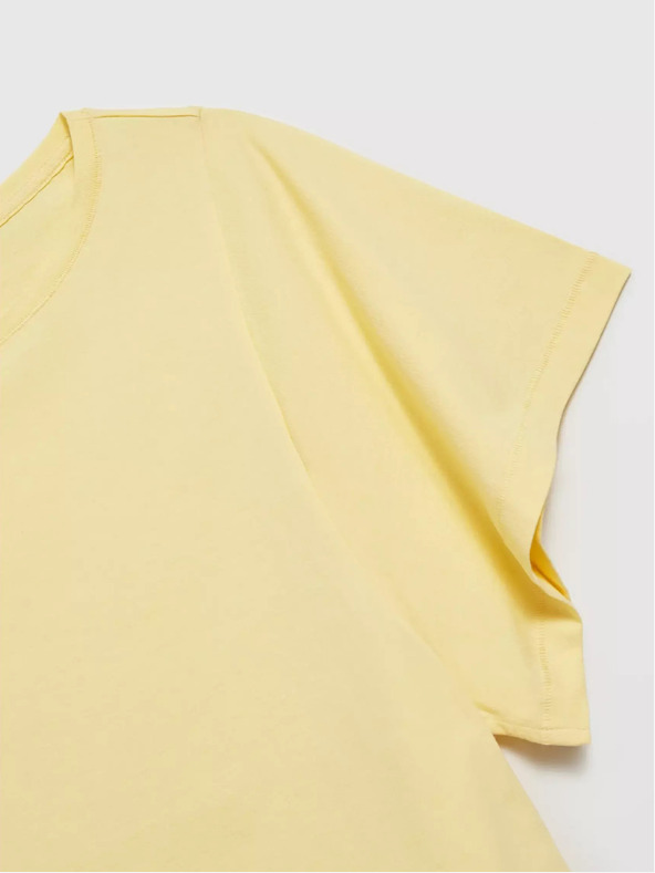 Moodo Camicia gialla con maniche ampie Moodo