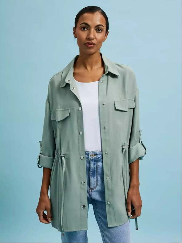 Moodo Giacca leggera verde Moodo