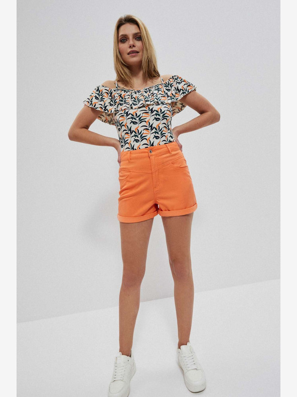 Moodo Pantaloncini Moodo arancioni da donna
