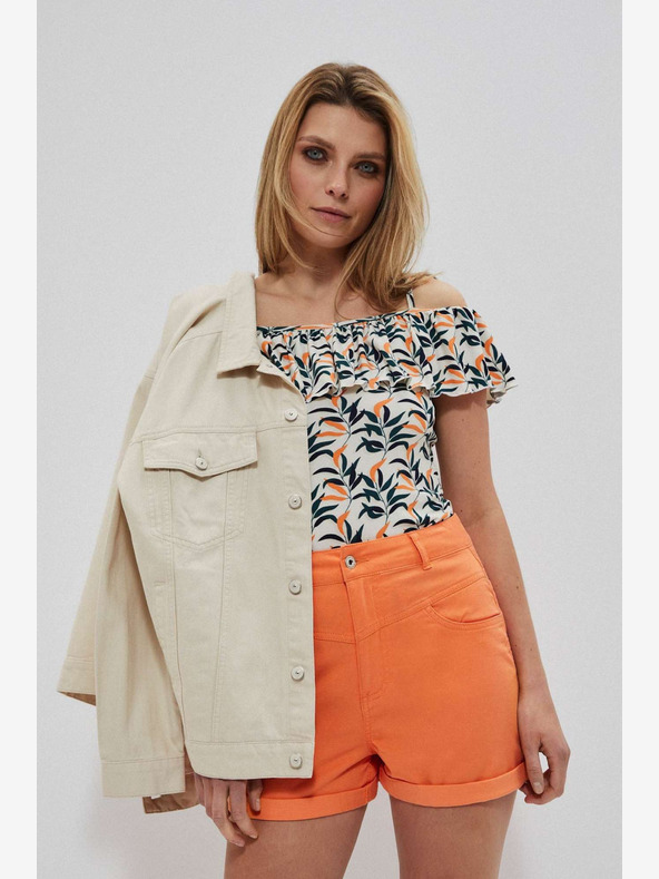 Moodo Pantaloncini Moodo arancioni da donna