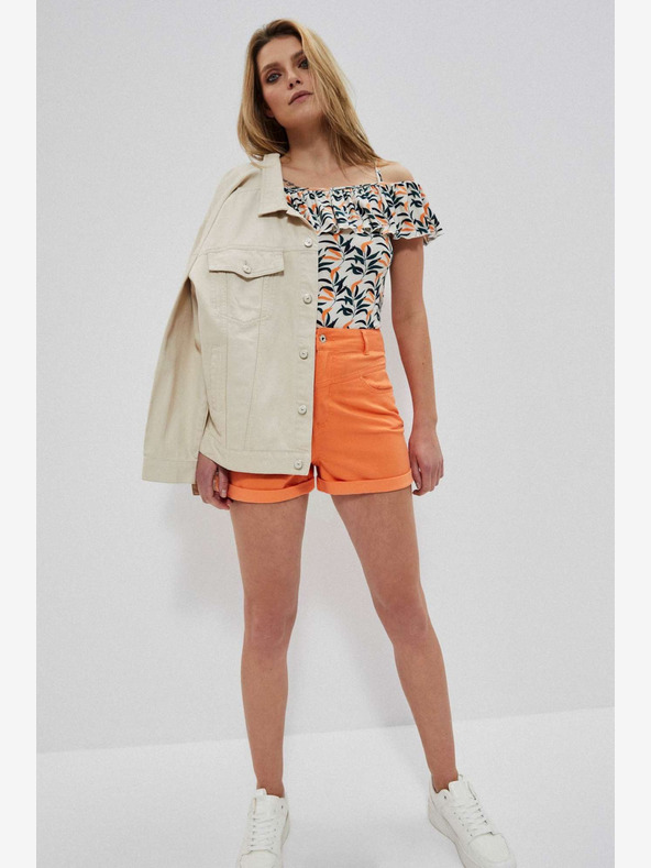 Moodo Pantaloncini Moodo arancioni da donna