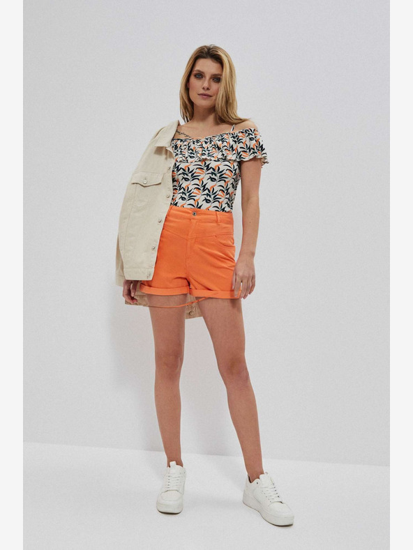 Moodo Pantaloncini Moodo arancioni da donna