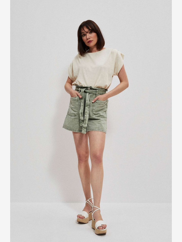 Moodo Pantaloncini Moodo verdi da donna