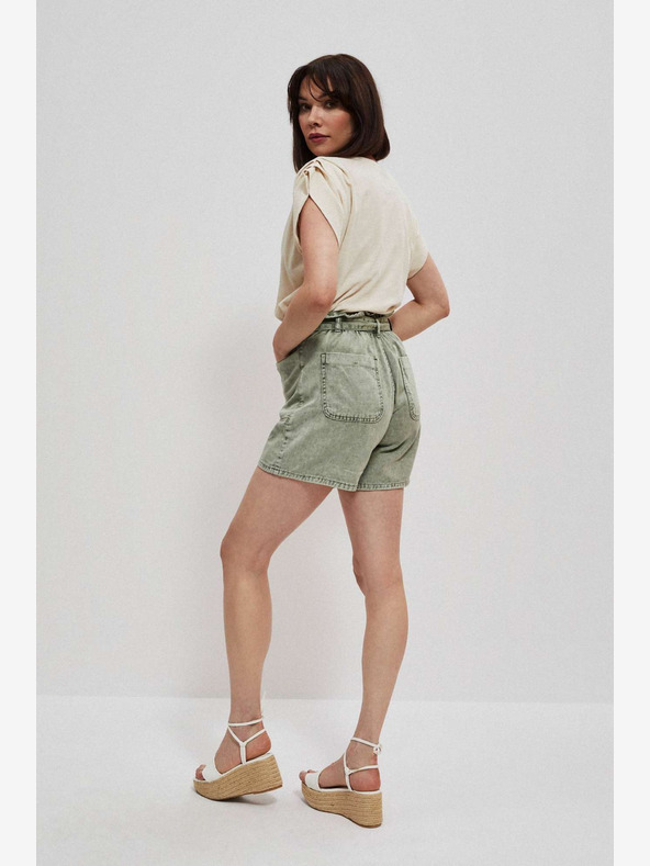 Moodo Pantaloncini Moodo verdi da donna