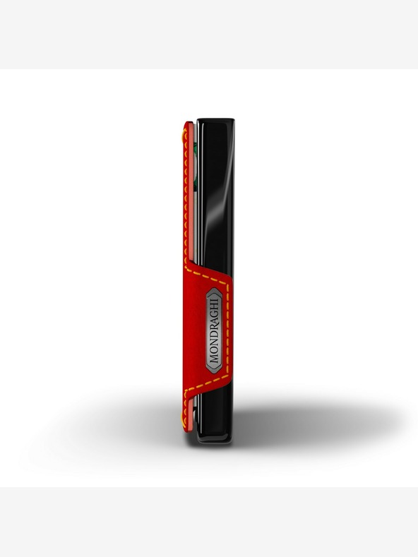 Mondraghi Portafoglio Mondraghi Racing in pelle rossa