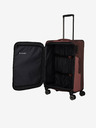 Travelite Travelite Viia 4w M rosa e marrone