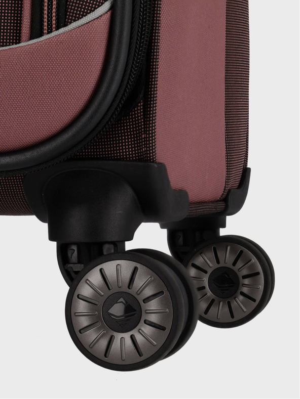 Travelite Travelite Viia 4w M rosa e marrone