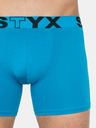 Styx Set di tre boxer da uomo Styx lunghi elasticizzati sportivi multicolore