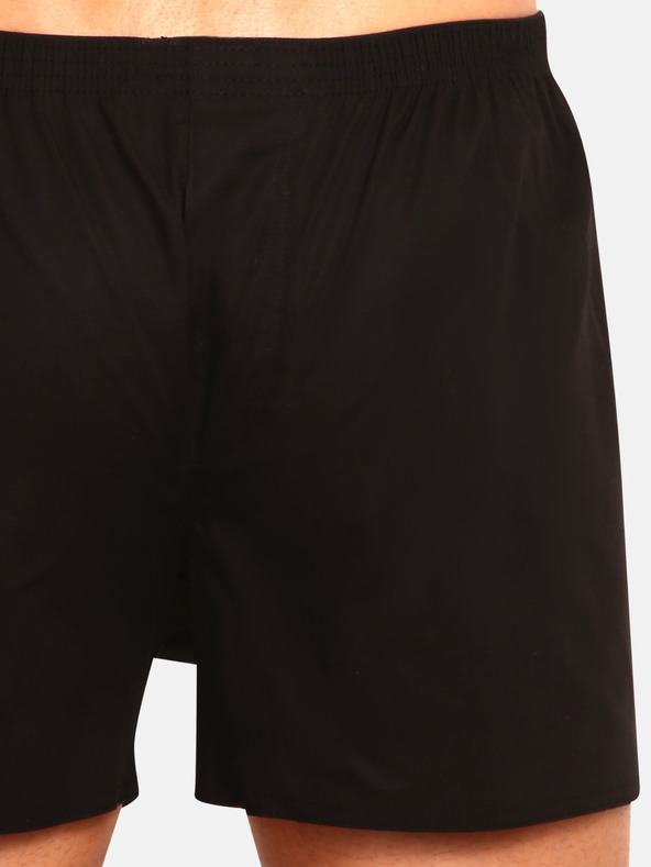 Nedeto Set di dieci pantaloncini da uomo in nero Nedeto
