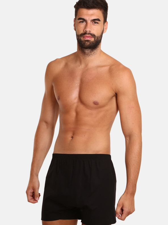 Nedeto Set di cinque pantaloncini da uomo in nero Nedeto