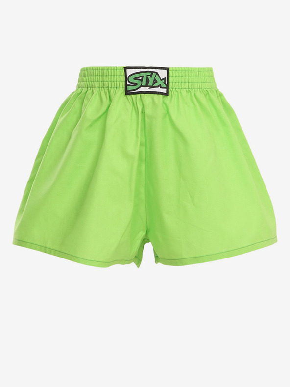 Styx Pantaloncini da ragazzo verde chiaro Styx