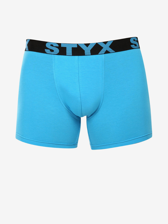 Styx Boxer lunghi Styx blu chiaro da uomo