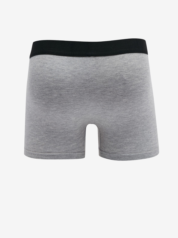 Nedeto Set di cinque boxer da uomo in nero, grigio e bianco Nedeto