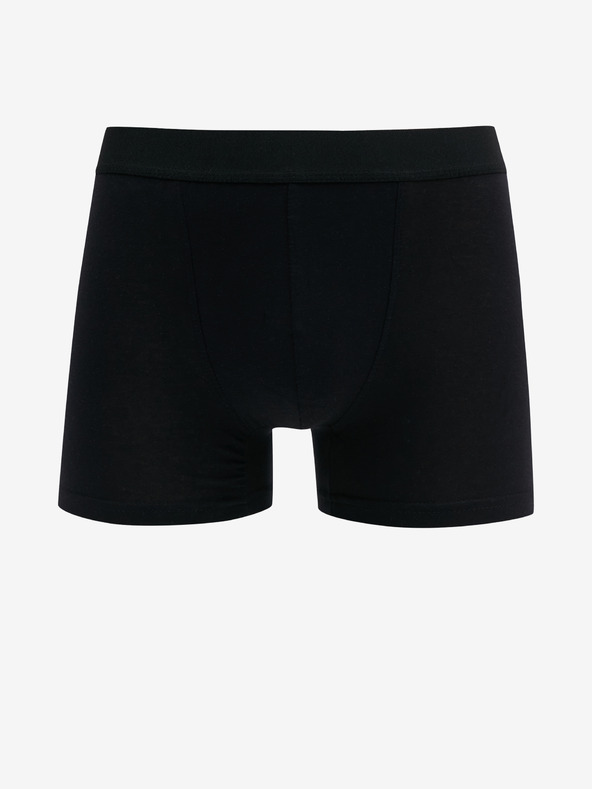 Nedeto Set di cinque boxer da uomo in nero, grigio e bianco Nedeto