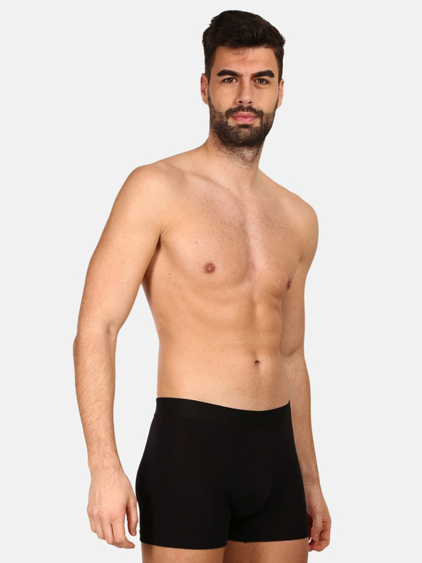 Nedeto Set di tre boxer da uomo in grigio, nero e bianco Nedeto