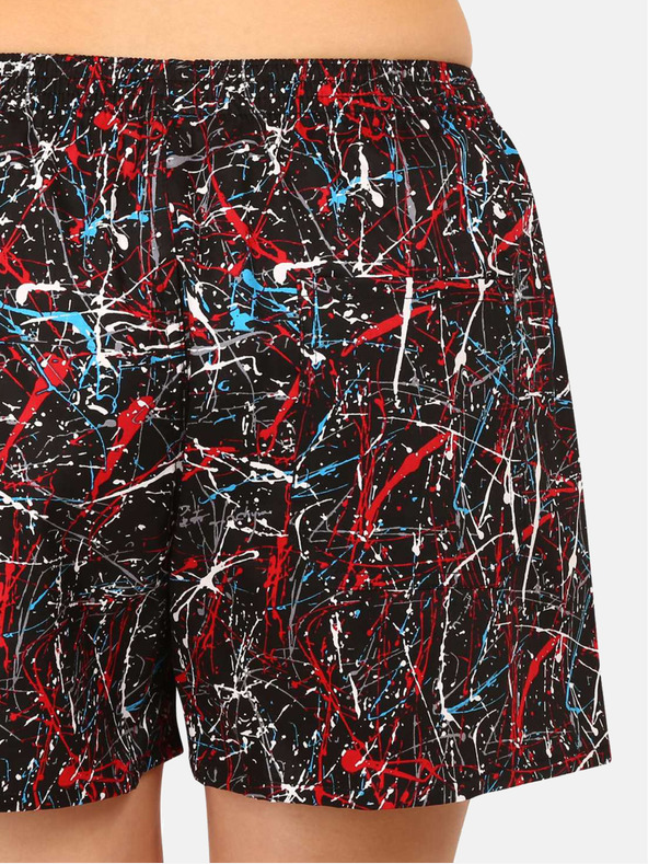 Styx Pantaloncini da notte a fantasia rossa e nera da donna Styx Jáchym