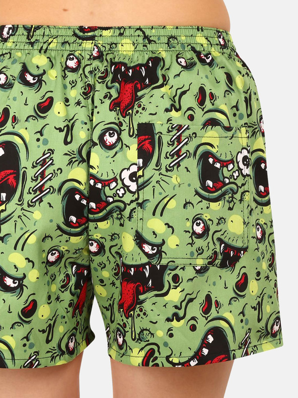 Styx Pantaloncini da notte fantasia verde da donna Styx zombie