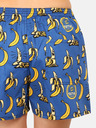 Styx Pantaloncini da notte fantasia gialla e blu da donna Styx Bananas
