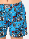 Styx Pantaloncini da letto fantasia blu da donna Styx Music