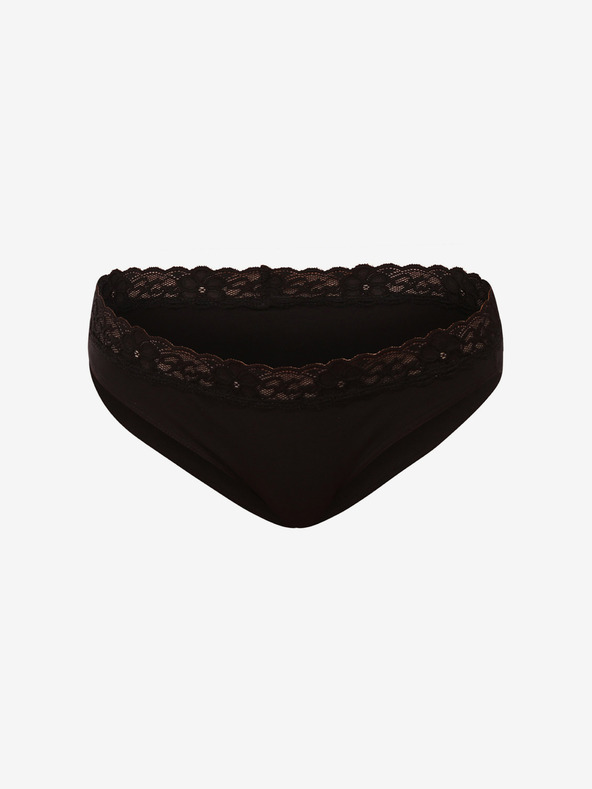 Styx Mutandine di pizzo nere da donna Styx