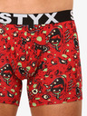 Styx Boxer rossi da uomo con fantasia Styx Zombie